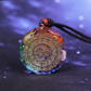 Colar Orgonite dos 7 Chakras - Amuleto Energético