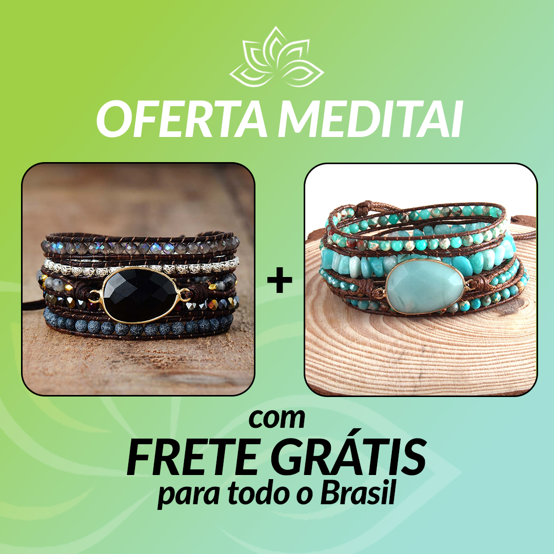 Kit Promocional 2 Pulseiras - Frete Grátis