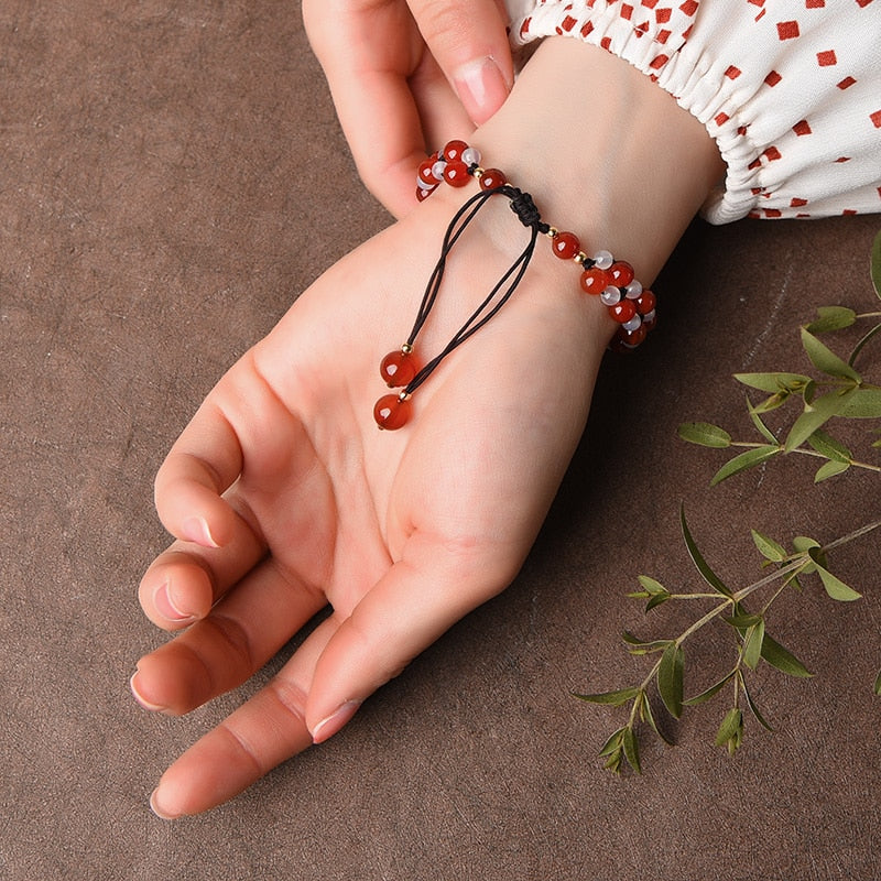 Pulseira Flores de Jade